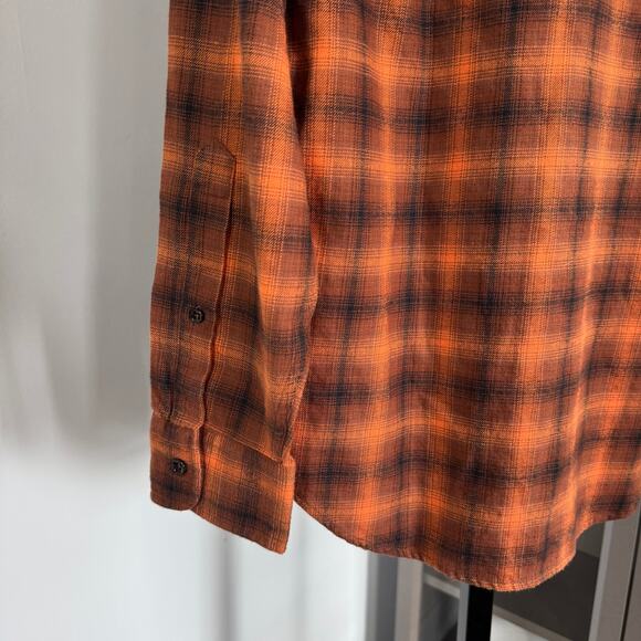 Taylor Stitch Jack In Rust Plaid Shirt 38 NEW Button Down Long Sleeve Flannel - Picture 4 of 6